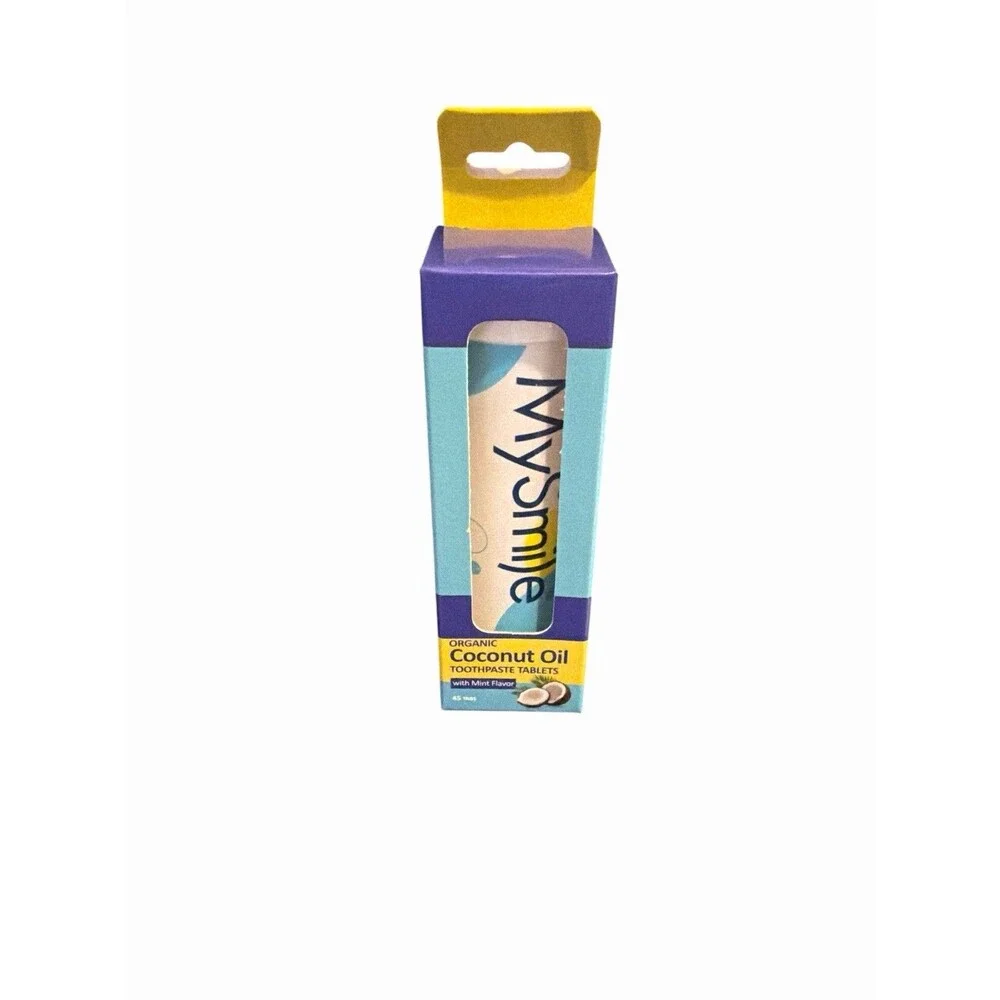 Bundle 3 Tubes 135 Total Tablets MySmile Travel Toothpaste Fluoride Free N-Ha